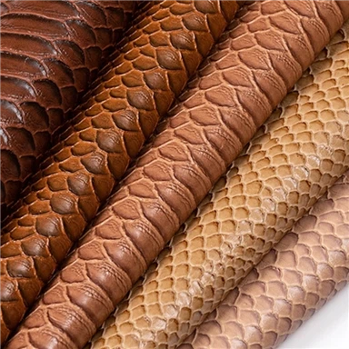 Wytłaczana syntetyczna skóra PCV w wzór krokodyla