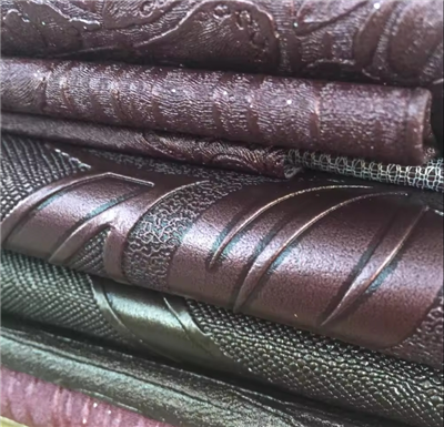Tłoczona skóra, folia PCV