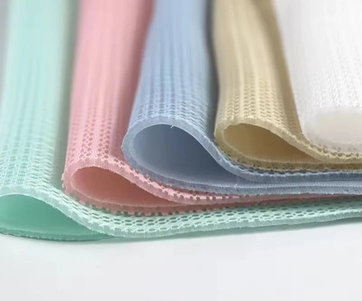 Thin False Tencel Polyester Warp Knitted Spacer 3D Air Mesh Fabric Sandwich Mesh