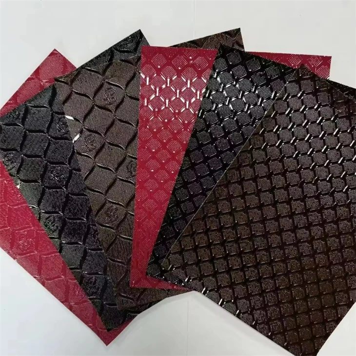 Top Quality Portable PVC Synthetic Leather Design New Leather Fabric For Decoration